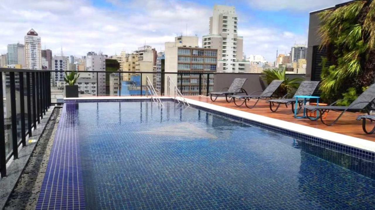 Apartamento Completo Lux Com Piscina Na Cobertura, Republica Apartamento São Paulo Exterior foto